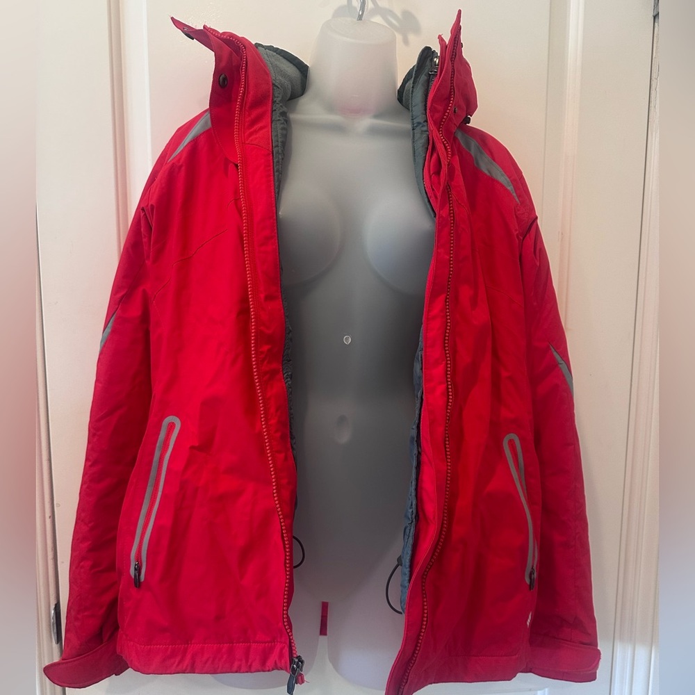 Columbia Red Ski/Winter Coat.  Size M.